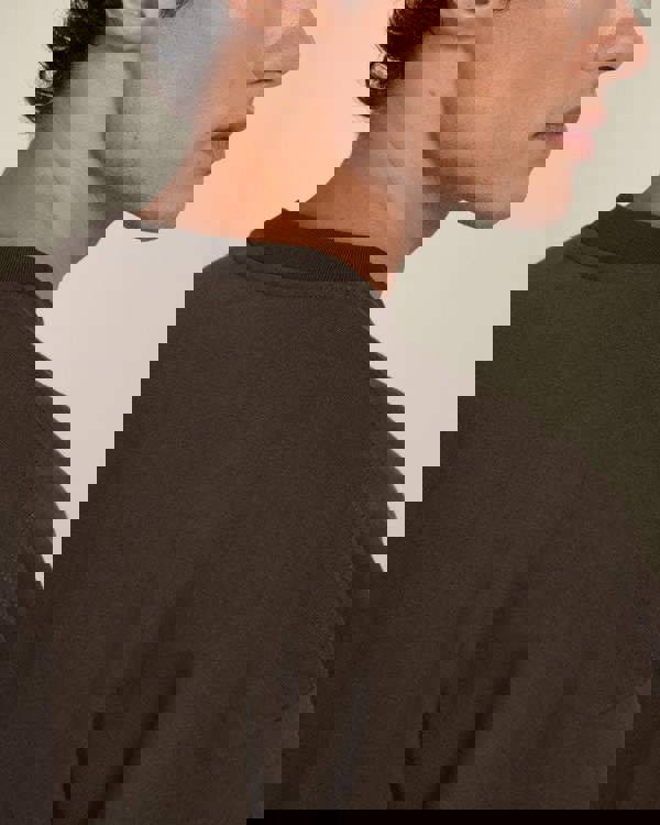 Larsson & Co Praesto - Oversized Stepped Hem Sweatshirt