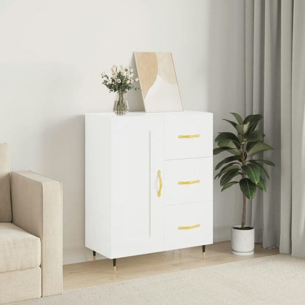 Berkfield Sideboard White 69.5x34x90 cm Engineered Wood