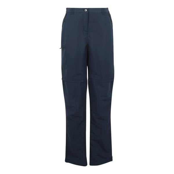 Regatta Womens/Ladies Chaska III Zip-Off Hiking Trousers - Navy