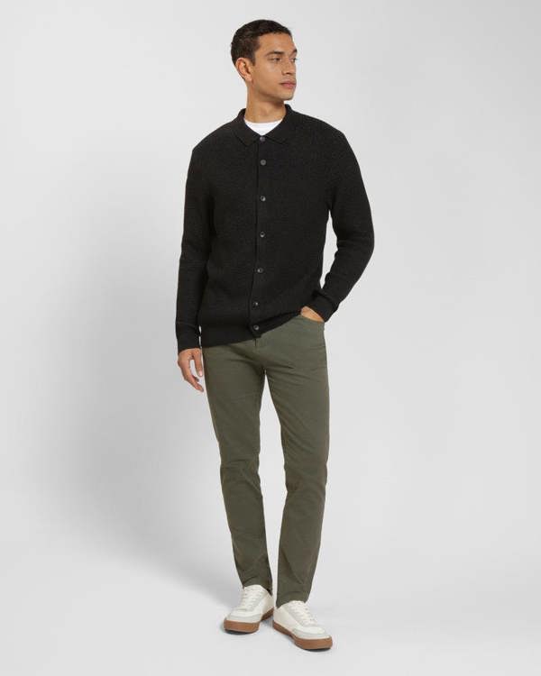 Steel & Jelly Textured Knitted Overshirt