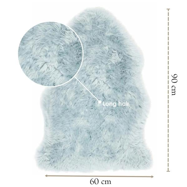 Infinity Leather Genuine Sheepskin Natural Silky Soft Fluffy Real Wool Rug