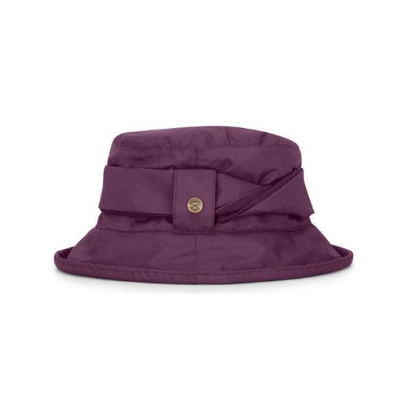 Blackberry Hoggs of Fife Walker waterproof twist hat to match the Walker long coat