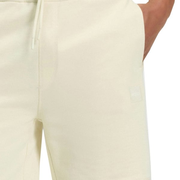 BOSS Regular Fit Sewalk Sweat Shorts Open Yellow