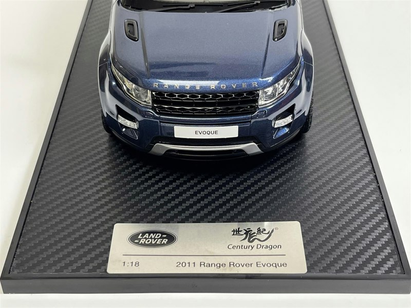 Century Dragon Range Rover Evoque 2011 Baltic Blue 1:18 Scale Century Dragon LRDCAREBB118