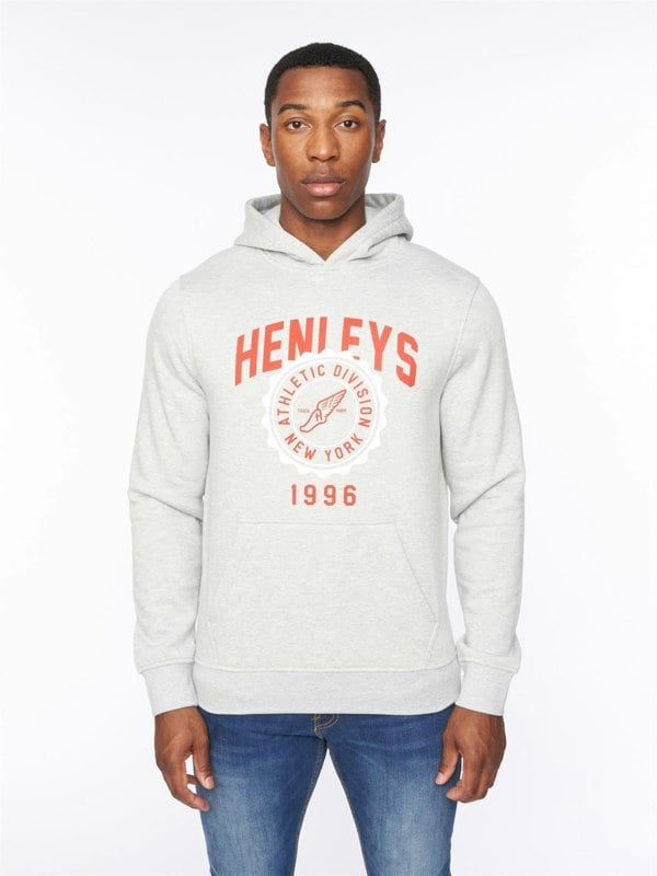 Henleys Tipton Hoodie - Grey Marl