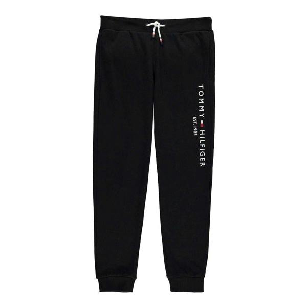 Tommy Hilfiger Childrens/Kids Established Logo Joggers - Black - 
