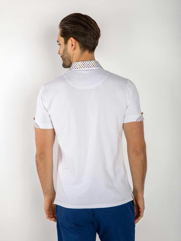 SIGNATURE POLO SHIRT WITH PIXEL INSERT - Claudio Lugli Shirts
