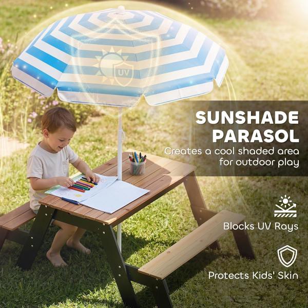 Kids Garden Table and Chair Set