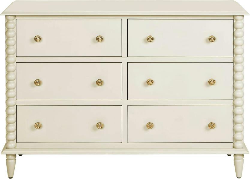 Statement Furniture Cromwell Large 6 Drawer Chest of Drawers with Bobbin Design