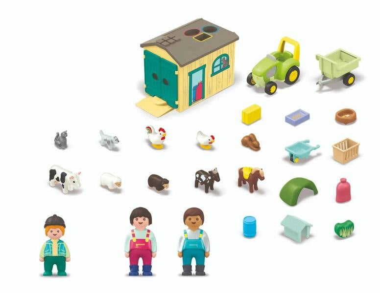 Playmobil Junior Farm Adventure with Tractor & Animal Friends