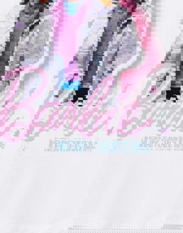 Barbie Girls White Barbie Doll Short Sleeved T-Shirt