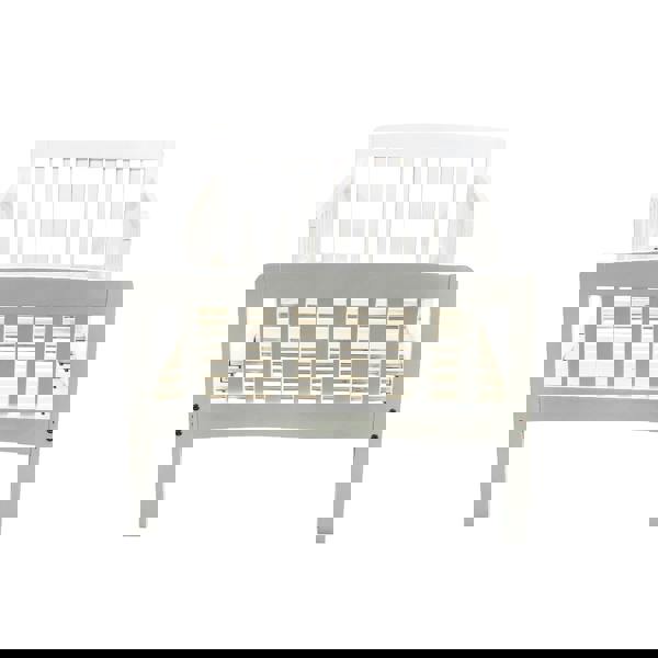 Kudlhome Jinsen Wooden Toddler Bed, White