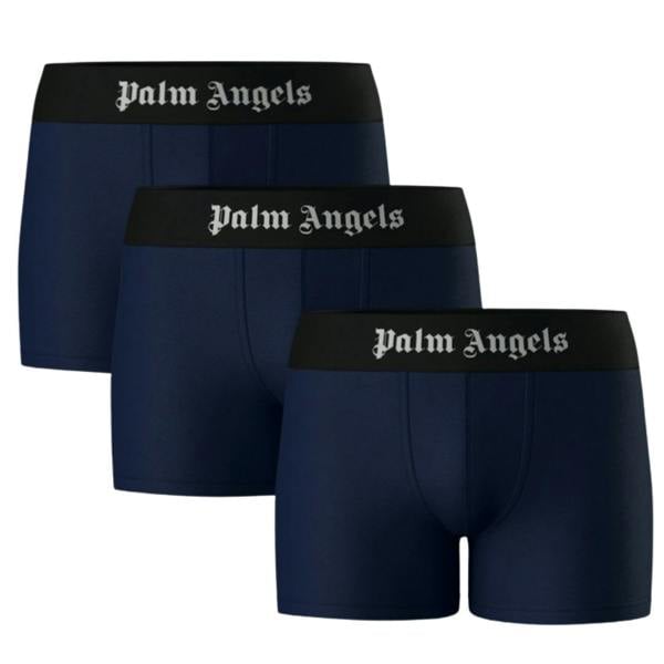 Palm Angels Tri-Pack Navy Blue Short Trunk Boxer Shorts