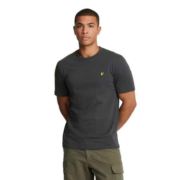 Lyle & Scott Mens Plain T-Shirt - Gunmetal