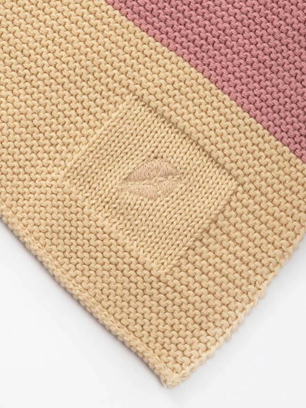 Kite Baby Organic Cabana Stripe Blanket Cloudy Pink