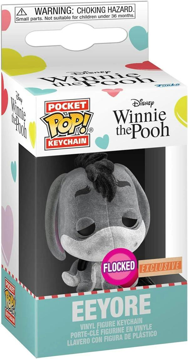Disney: Winnie the Pooh - Eeyore Pocket POP! Keychain (Flocked)