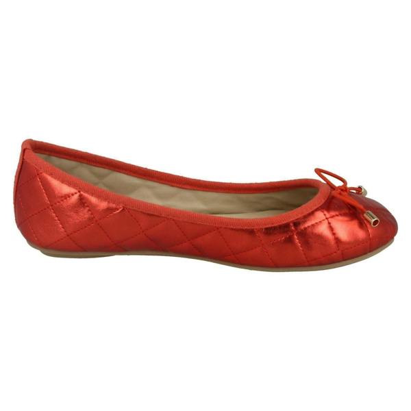 Spot On Girls Spot On Flat Quilted Ballerinas