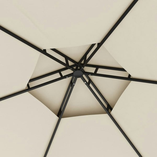 Berkfield Gazebo with Sidewalls 3.1x2.7 m Cream