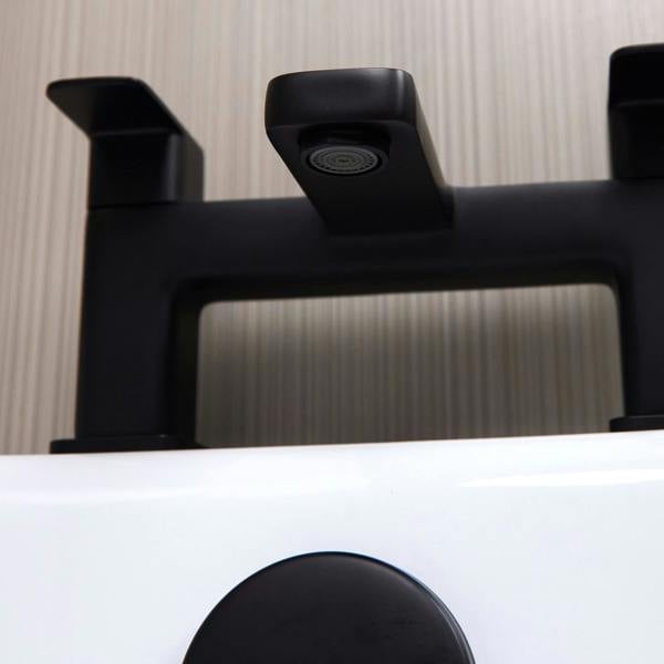 Flode Glan | Bath Filler | Matt Black