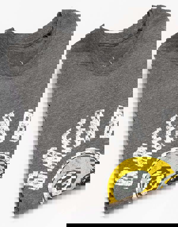 NFL Womens Grey Green Bay Packers Short Sleeved T-Shirt