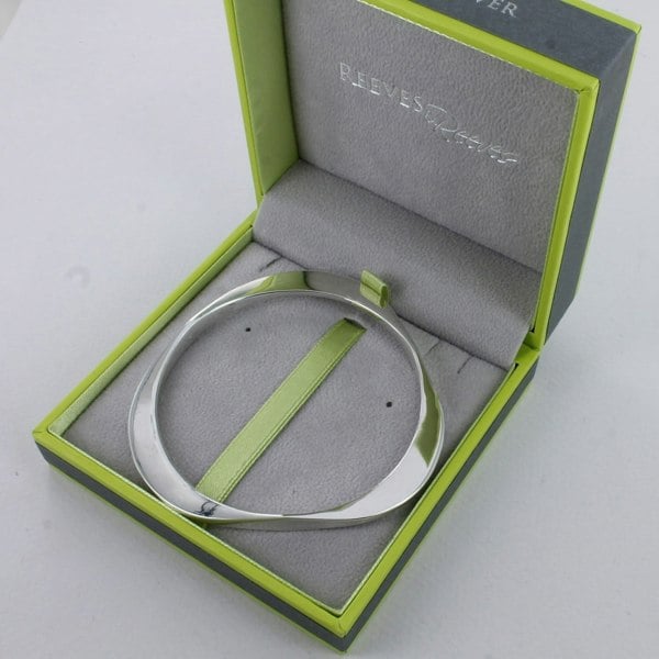 Sterling Silver Tricorn Bangle - Reeves & Reeves