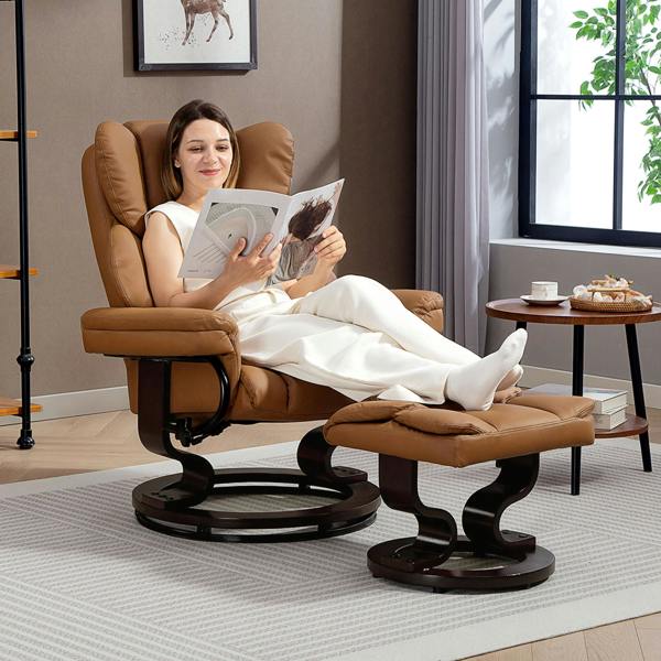 Recliner with Ottoman