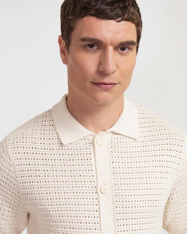 Steel & Jelly Acton - Chunky Knit Short Sleeve Shirt