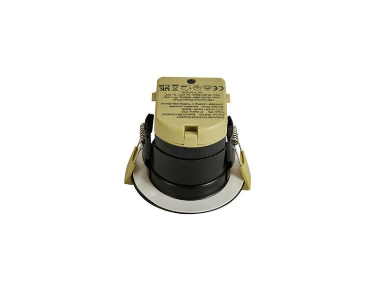 Trendi Switch Dimmable IP65 CCT LED Fire Rated Downlight in Champagne Gold