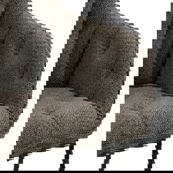 Furniture To Go Brooke Dining Chair with Armrest in Taupe Set of 2