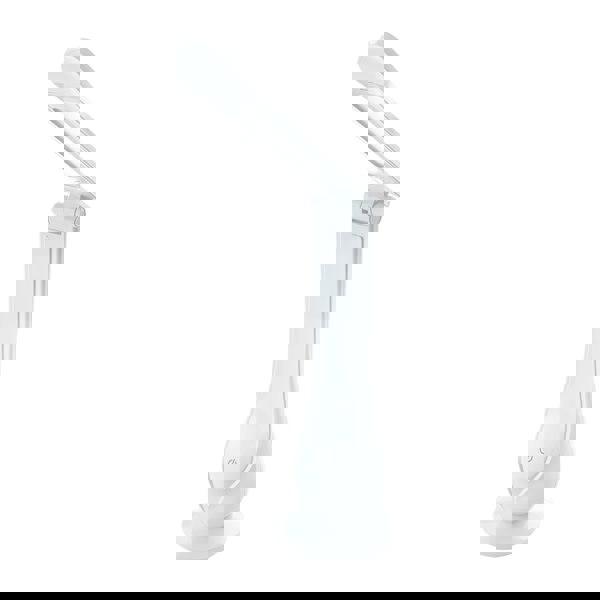 Milagro Lilly White LED Table Lamp Funky Reading Or Desk Lamp 4W LED Built in Fully Adjustable And 3 Stage Dimmer Switch