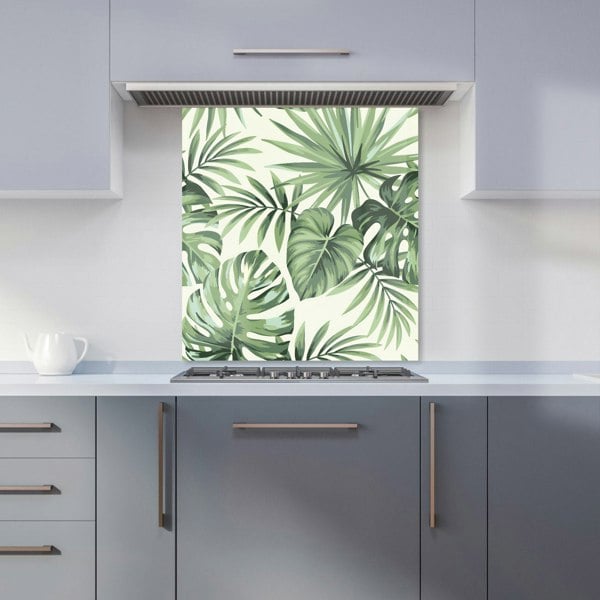 Warren Reed - Designer Exotic Palm Leaves Kitchen Splashback