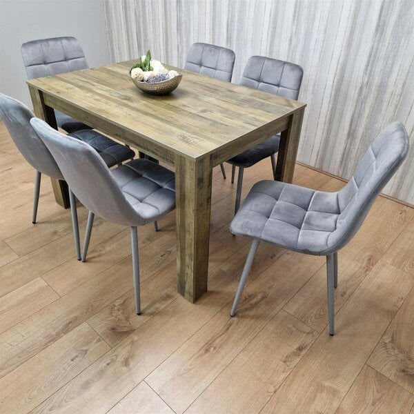 Kosy Koala Dining Table Set with 6 Chairs Dining Room and Kitchen table set of 6
