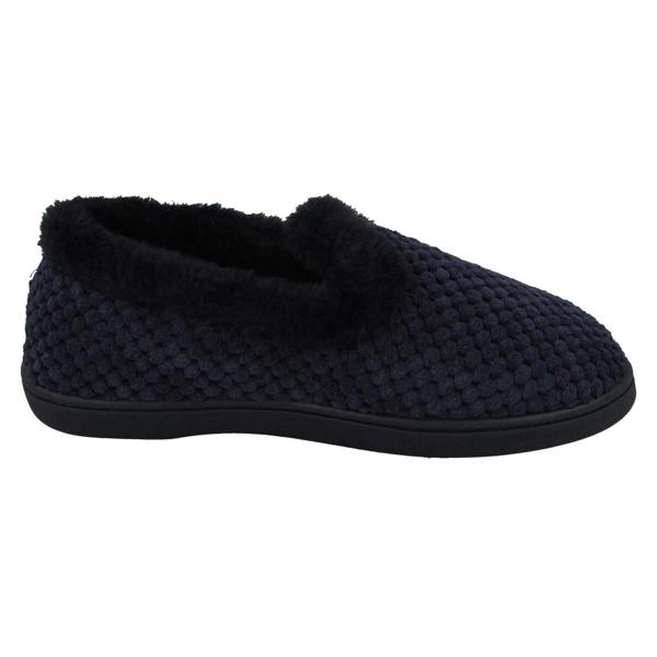 Padders Ladies Padders Textured Trimmed Full Slippers Misha