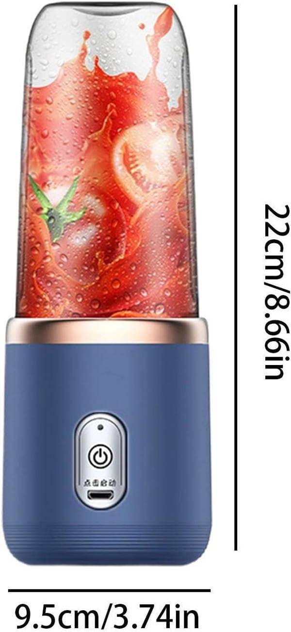 Dyzi Portable Blender Dual Cups 13.4oz Fruits and Vegetable Juicer