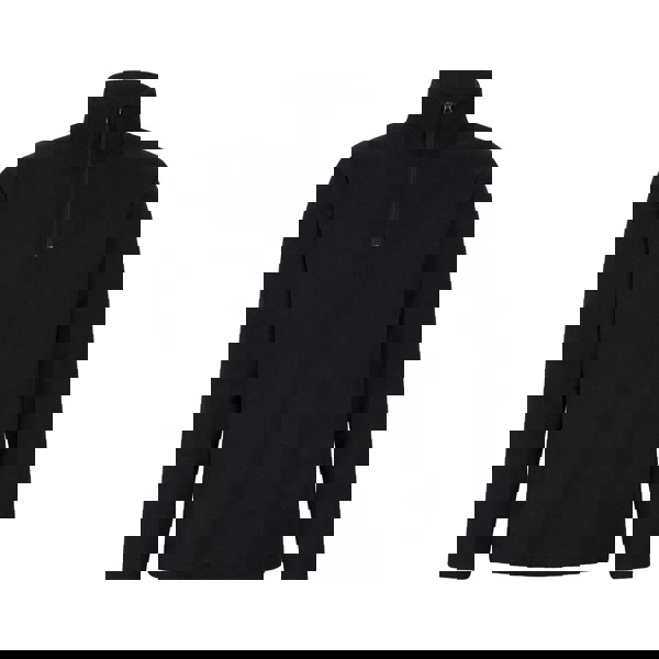 Mountain Warehouse Mens Farland Fleece Lined Half Zip Midlayer - Black