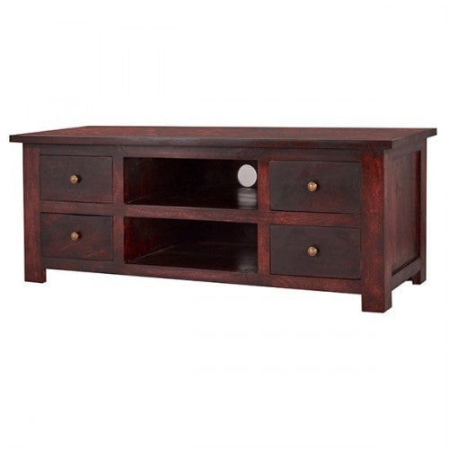 IH Design Jinita Dark Wood TV Cabinet with Drawers