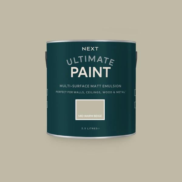Next Mid Warm Beige Mixed To Order Ultimate Paint 2.5L