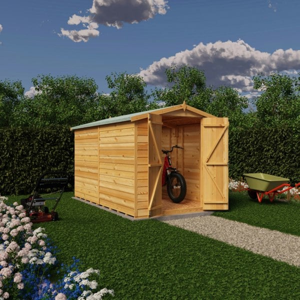 Shire Overlap Double Door No windows 10x6 Storage Shed