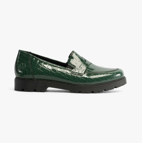Rieker 45560-54 Womens Shoes - Green