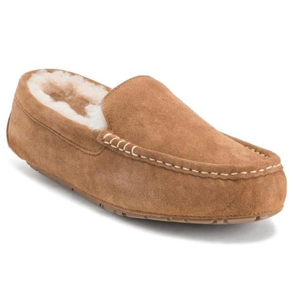 VIVA Polar Men's Moccasins Australian Suede House Loafers Shoes Slippers