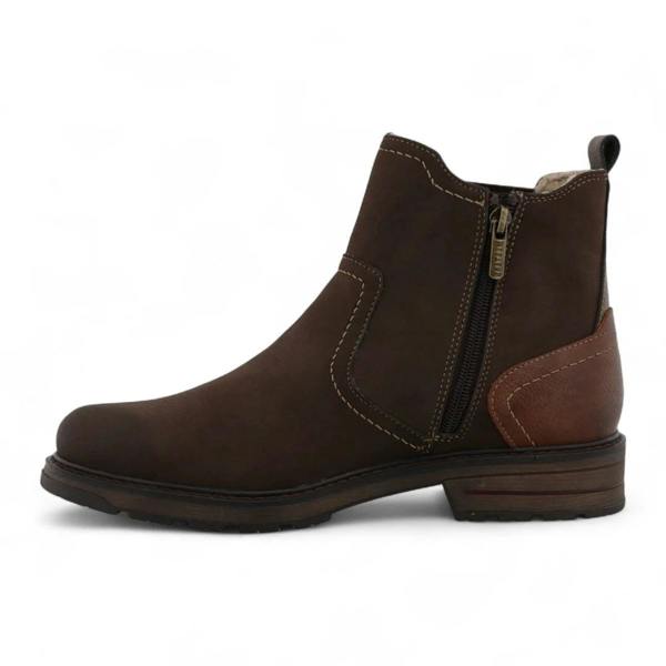 Men's Mokka Brown Water-Resistant Chelsea Ankle Boots-TruClothing