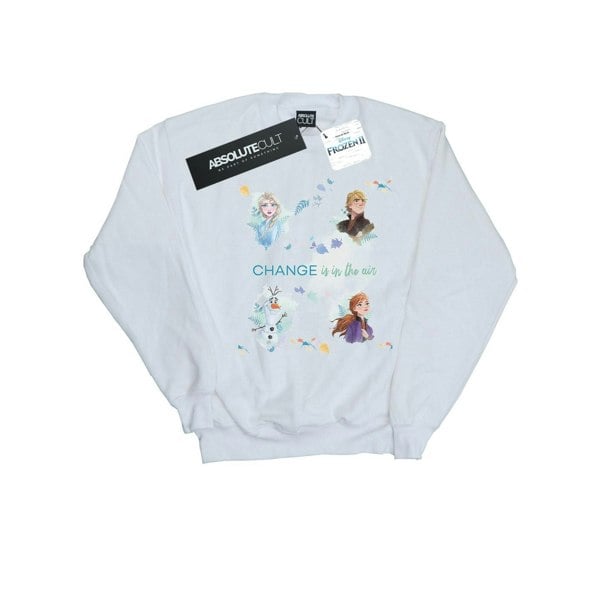 Disney Girls Frozen 2 Change Is In The Air Sweatshirt - White