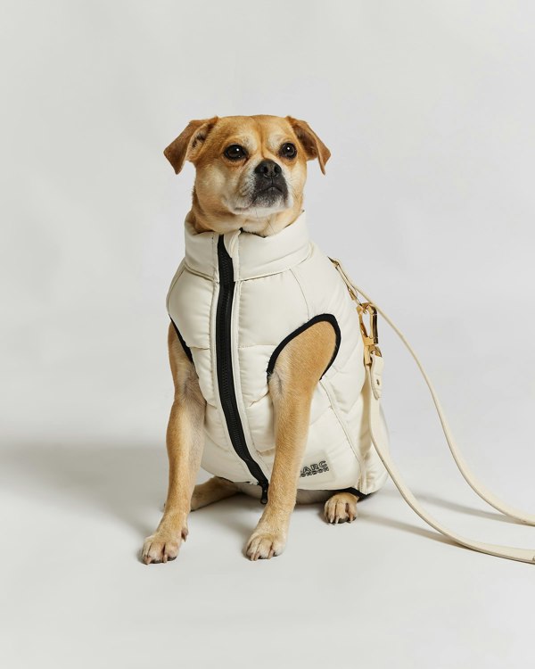 Barc London Reversible Dog Puffer Jacket - Black & Off White