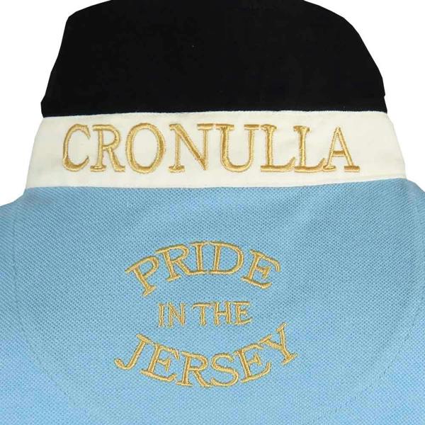Cronulla Rugby League Shirt Polo Vintage 1976 Collar
