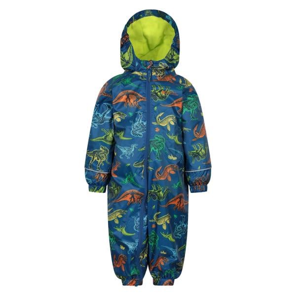 Mountain Warehouse Childrens/Kids Spright Animals Waterproof Rain Suit - Cobalt - 