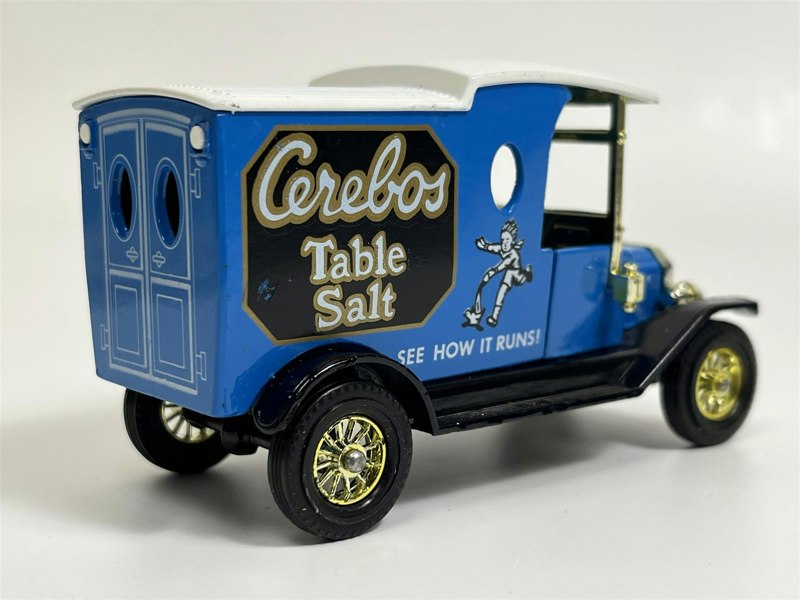 MCSlots 1912 Ford Model T Cerebos Table Salt Matchbox Y12 S1