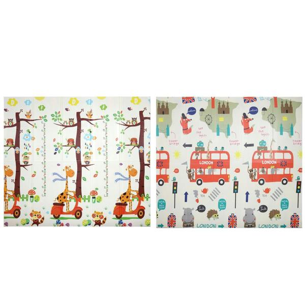 HYGRAD BUILT TO SURVIVE HYGRAD Toddler Floor Play Mat 2 Side Baby Play Mat Reversible Large Soft Gym Plat Mat Crawl Mat for Toddlers