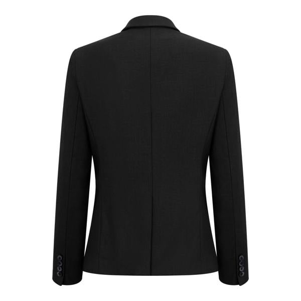 TruClothing Women's 3 Piece Tailored Fit Plain Black Formal Office Suit