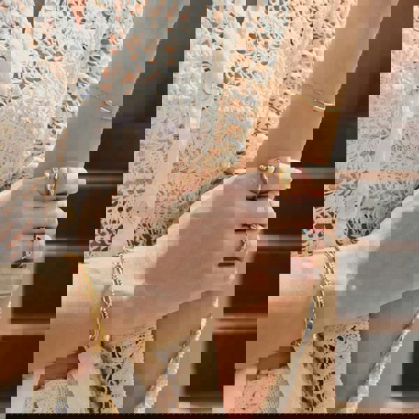 Ania Haie Chill Voyager 14ct Gold Plated Beaded Bracelet B063-03G