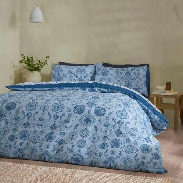 Zoukara Blue Duvet Cover Set